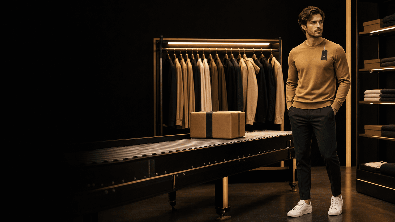Correctly fitted apparel moving through fulfillment